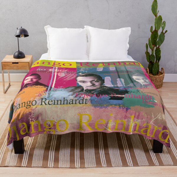 Item preview, great Django Reinhardt portrait, famous musician, 50s designed and sold by Mauswohn.