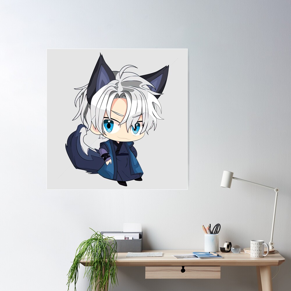 Kawaii Anime Wolf Girl, Cute Chibi, Wolf Girl, Kawaii, Anime