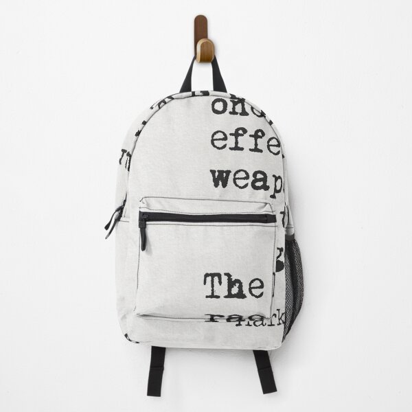 Item preview, Mark Twain quote The human race has one really effective weapon designed and sold by Ariana Mila - Awesome quotes.
