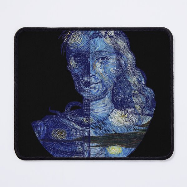 Item preview, Half Human Half Skeleton Starry Night designed and sold by Naturalist Prints.