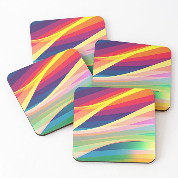 Item preview, colorful illusion waves designed and sold by Premium-Cart.