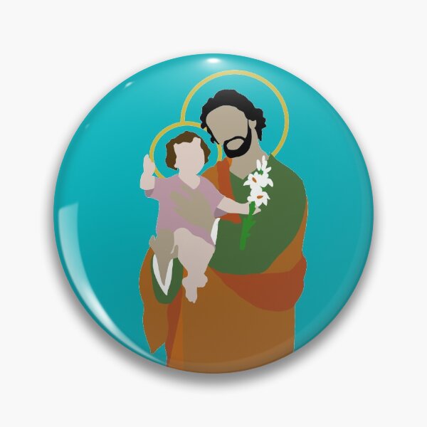 Item preview, St Joseph and Infant Jesus designed and sold by TheCatholicLady.