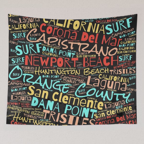 Item preview, Orange County Surf Spots designed and sold by concettaellis.