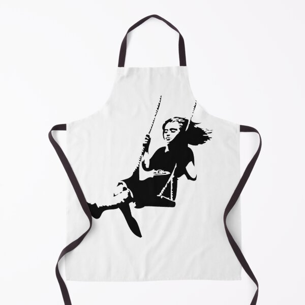 Item preview, Chica de Banksy en un columpio designed and sold by KIM0EG.