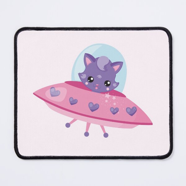 Item preview, Kitty Cat Kitten In Spaceship UFO Alien Astronaut Animal Furbaby designed and sold by Simplyy  Unique.