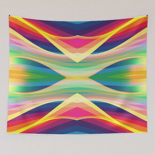 Item preview, Multicolor illusion waves designed and sold by Premium-Cart.