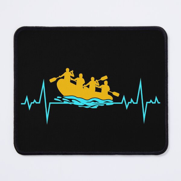 Item preview, Rafting Team Raft White Water Rafter Paddle Heartbeat Gift designed and sold by TastefulTees.
