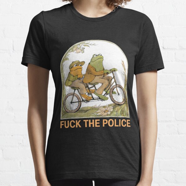 Item preview, Frog and Toad Fk The Police Unisex T shirt Cotton S-5XL Black, Hot Gift designed and sold by Tinyd66.