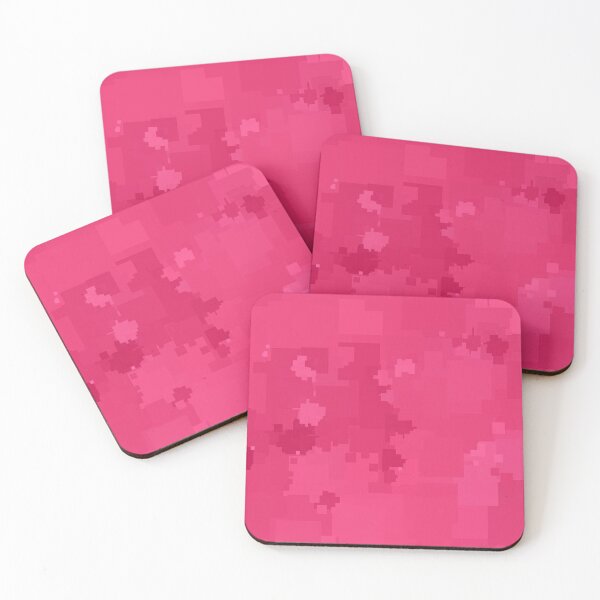 Item preview, Pink Flambé Square Pixel designed and sold by SaraValor.