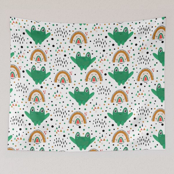 Item preview, Cute Frog Rainbow  designed and sold by AletacStore.