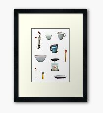 Love to Bake! - white background Framed Print