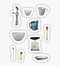 Love to Bake! - white background Sticker