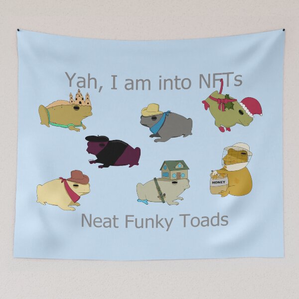 Item preview, Yah, I am into NFTs Neat Funky Toads designed and sold by RancherToads.