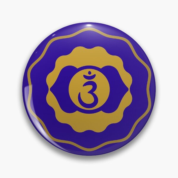 Item preview, AJNA THIRD EYE CHAKRA MEDALLION, 6TH CHAKRA designed and sold by Mercurial Merkaba.