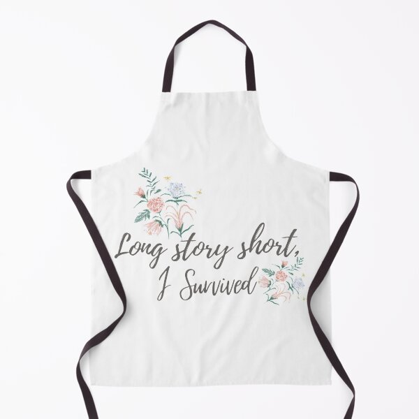 Item preview, Long story short i survived Taylor Swift Evermore Lyrics Floral designed and sold by Simi2020.