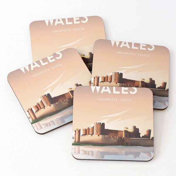 Item preview, Wales Castle travel poster United Kingdom designed and sold by Arctic frame studio.