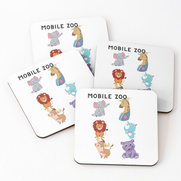 Item preview, Mobile Vintage Zoo for the Big Six - Lion,Giraffe, Bufallo,Hippo, Rhino,Elephant designed and sold by Hinny8.