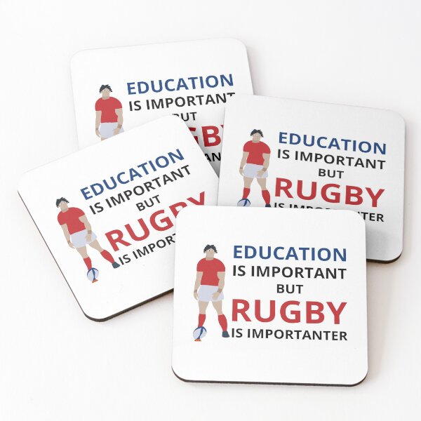 Item preview, Education is important but rugby is importanter designed and sold by SolArt88.