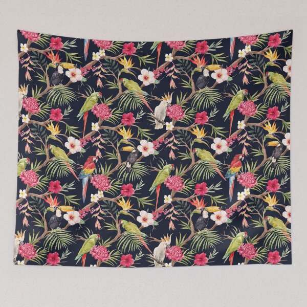 Item preview, Tropical Parrot And Toucan  designed and sold by AletacStore.