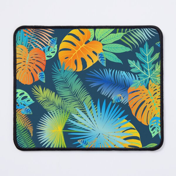 Item preview, Neon tropical leaves of palm designed and sold by IrinaVaneeva.