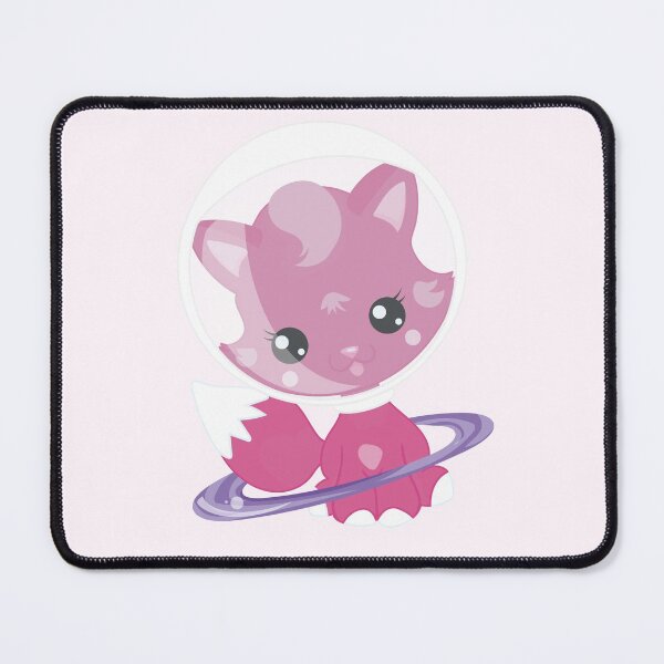 Item preview, Kitty Cat Kitten Alien Astronaut UFO Hot Pink Animal Furbaby designed and sold by Simplyy  Unique.
