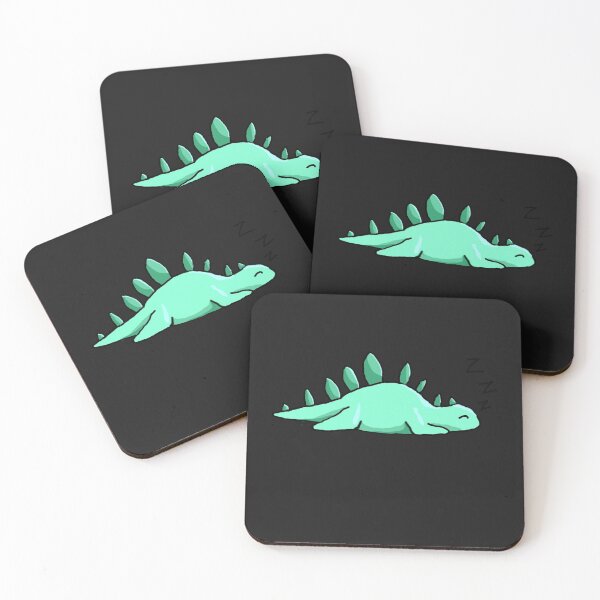 Item preview, A Sleepy Stego (Teal Background) Sticker designed and sold by LukasFrombeck.