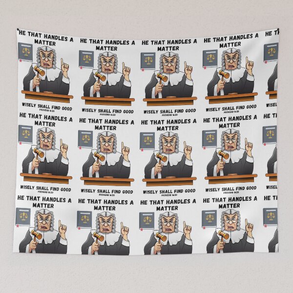 Item preview,  Proverb, Wise Judge, He that handles a matter wisely shall find good designed and sold by Hinny8.