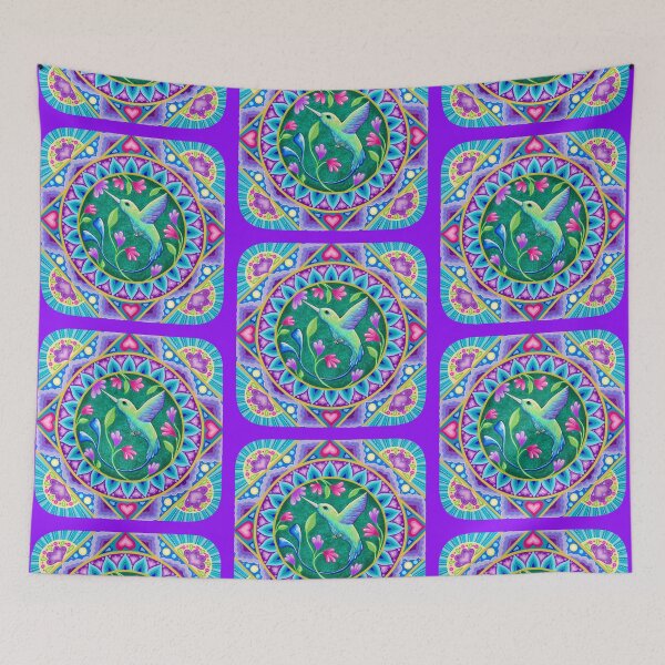 Item preview, Beautiful Hummingbird Mandala designed and sold by Soozie Wray.