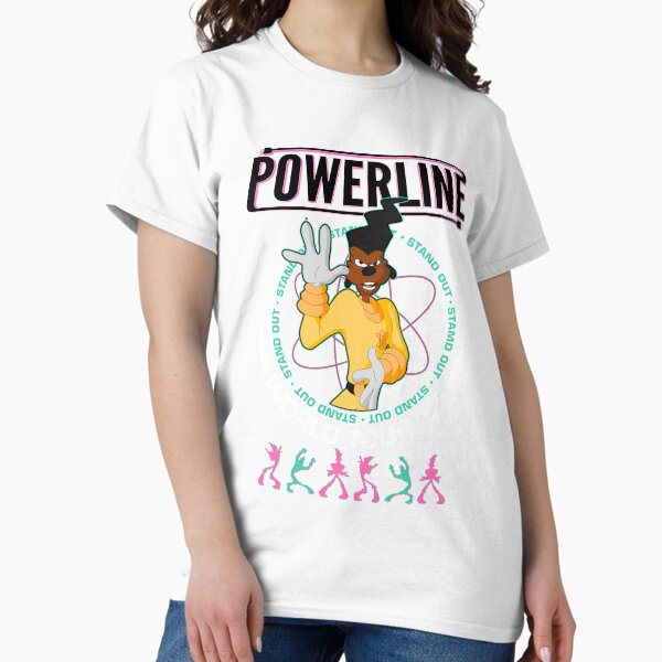 Item preview, A Goofy Movie Powerline Shirt, Vintage 1995 World Tour Shirt designed and sold by LusmayStore.