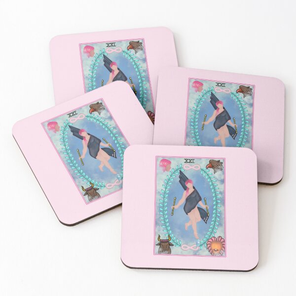 Item preview, Crystal Tarot Card The World Card designed and sold by SewCraftyKimmie.