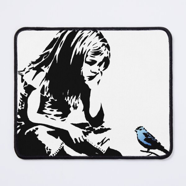Item preview, Banksy Canvas Print Girl With Bluebird designed and sold by Adrianne8429.
