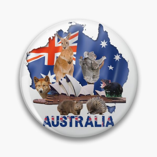 Item preview, Australian native animals, Australia Day designed and sold by WanderTravels.