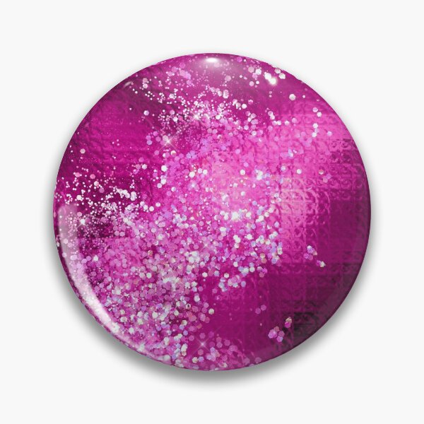 Item preview, Magenta Faux Sequin Foil Metallic Abstract Pattern designed and sold by WOW TeesAndThings.