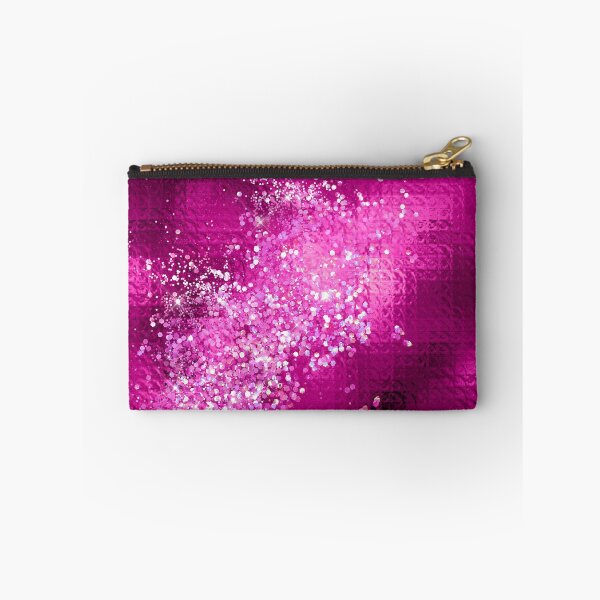 Item preview, Magenta Faux Sequin Foil Metallic Abstract Pattern designed and sold by WOW TeesAndThings.