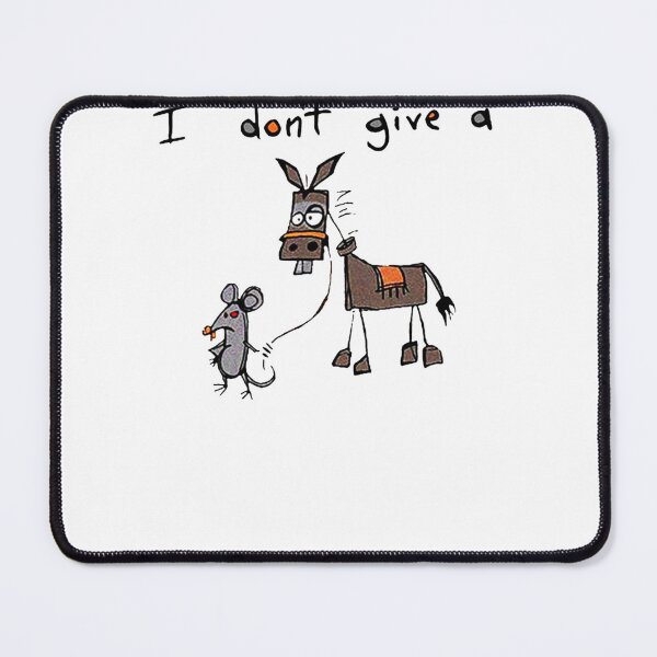 Item preview, I Don_t Give A Rats Ass Funny Mouse Walking Donkey   designed and sold by MadyJays.