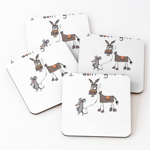 Item preview, I Don_t Give A Rats Ass Funny Mouse Walking Donkey   designed and sold by MadyJays.