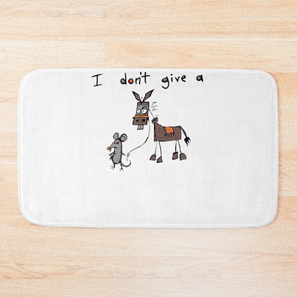 Item preview, I Don_t Give A Rats Ass Funny Mouse Walking Donkey   designed and sold by MadyJays.