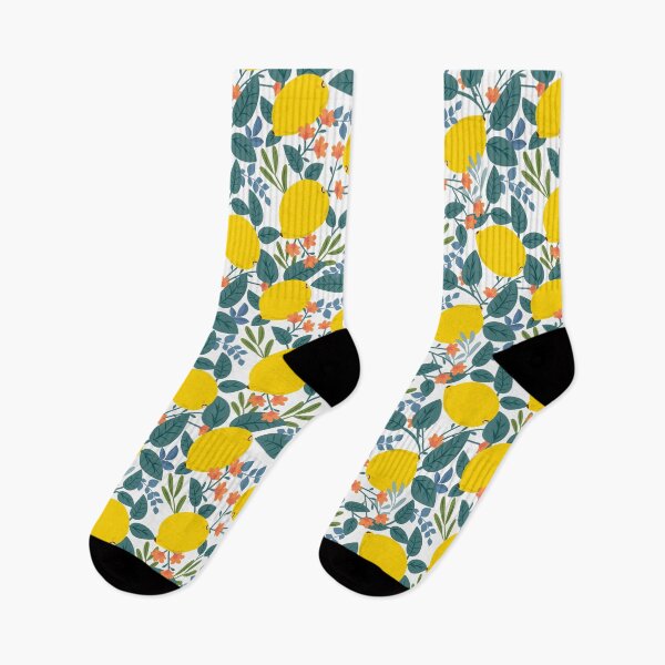 Item preview, Yellow lemons, leaves and flower designed and sold by WillaldShop.