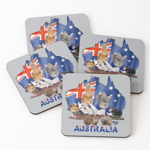 Item preview, Australian native animals, Australia Day designed and sold by WanderTravels.