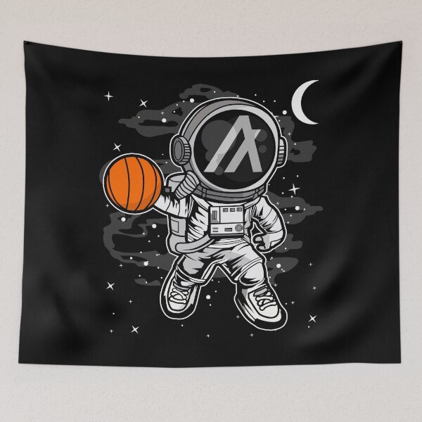 Item preview, Astronaut Basketball Algorand ALGO Coin To The Moon Crypto Token Cryptocurrency Blockchain Wallet HODL designed and sold by AdamRoberts90.