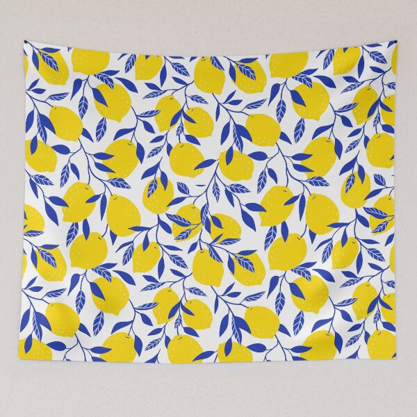 Item preview, Tropical seamless lemon designed and sold by WillaldShop.