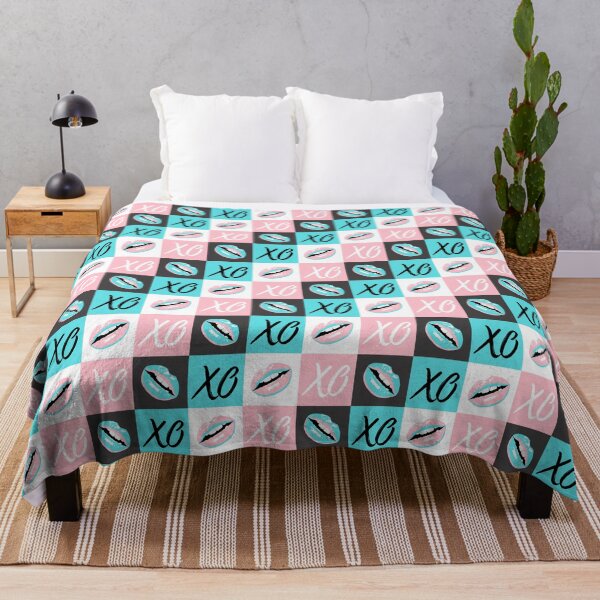 Item preview, Xoxo pink and turquoise love kisses  designed and sold by Designsbymelii4.