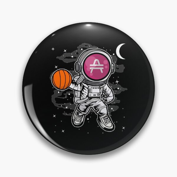 Item preview, Astronaut Basketball AMP Coin To The Moon Crypto Token Cryptocurrency Blockchain Wallet HODL designed and sold by AdamRoberts90.