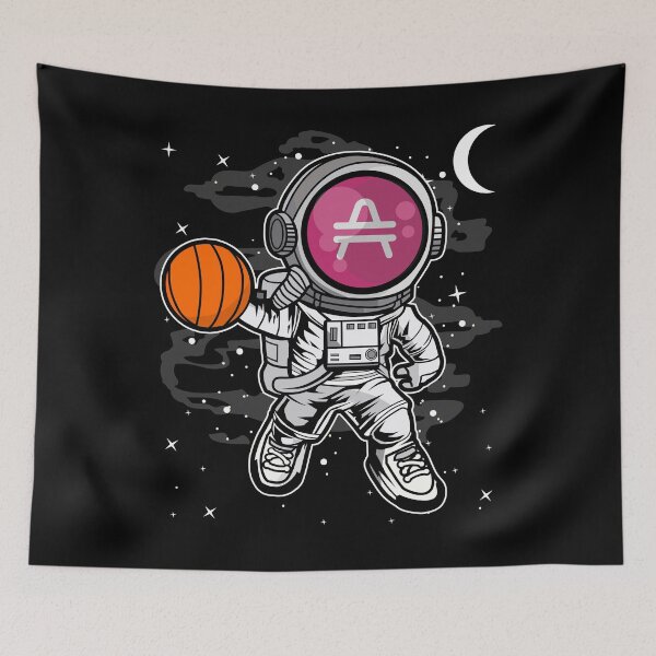 Item preview, Astronaut Basketball AMP Coin To The Moon Crypto Token Cryptocurrency Blockchain Wallet HODL designed and sold by AdamRoberts90.