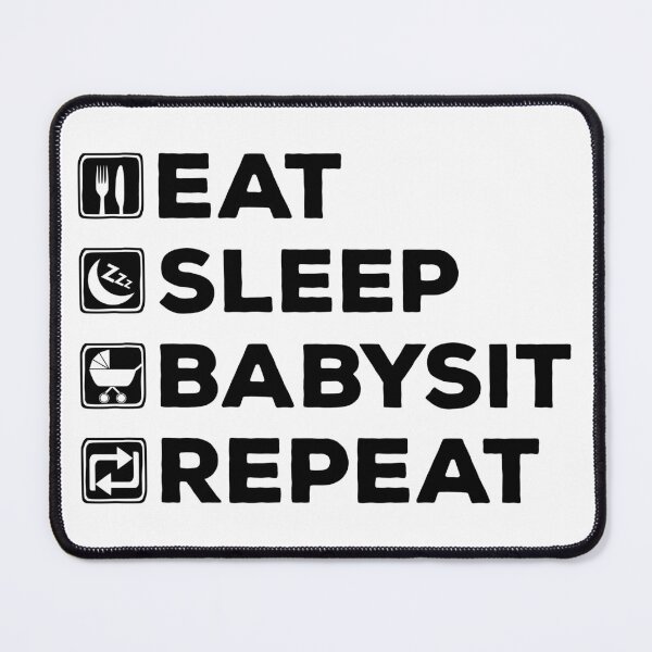 Item preview, Babysitter routine - Black designed and sold by Bracketeer.