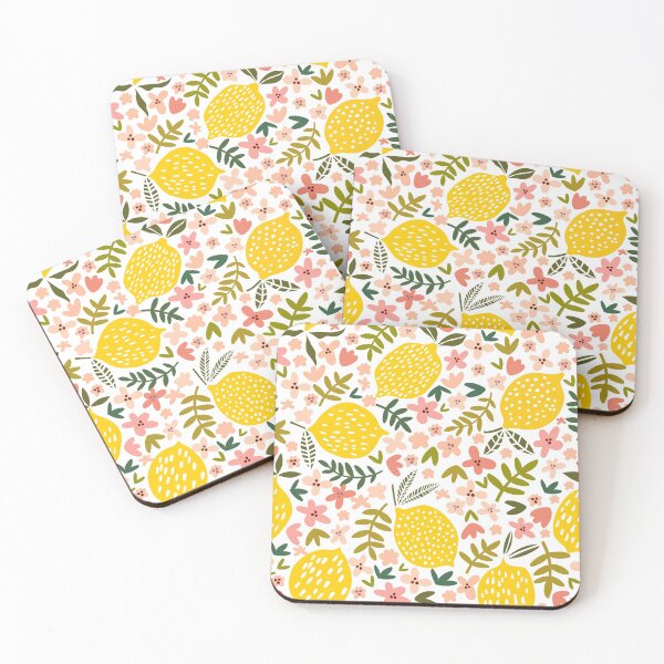 Item preview, Summer flower and lemon  designed and sold by WillaldShop.