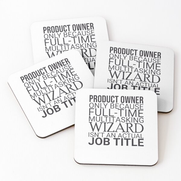 Item preview, "Product Owner Wizard | "Scrum Master"" designed and sold by MPSX-Designs.