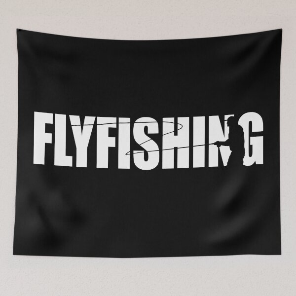 Item preview, Fly fishing fisherman passion fish flyfishing designed and sold by Hypershirty.