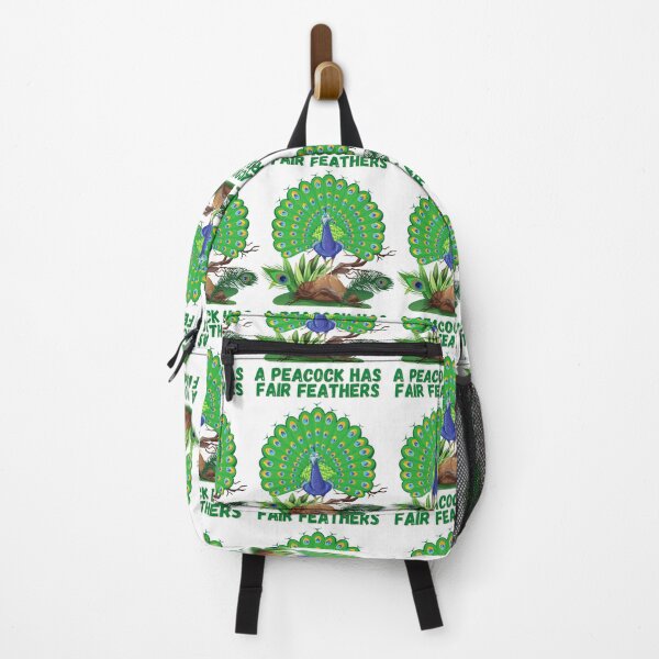 Item preview, Proverb: Saying; A funny and beautiful peacock has fair feathers designed and sold by Hinny8.