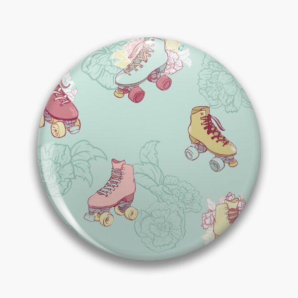 Item preview, Roller Skates with flowers designed and sold by WillaldShop.